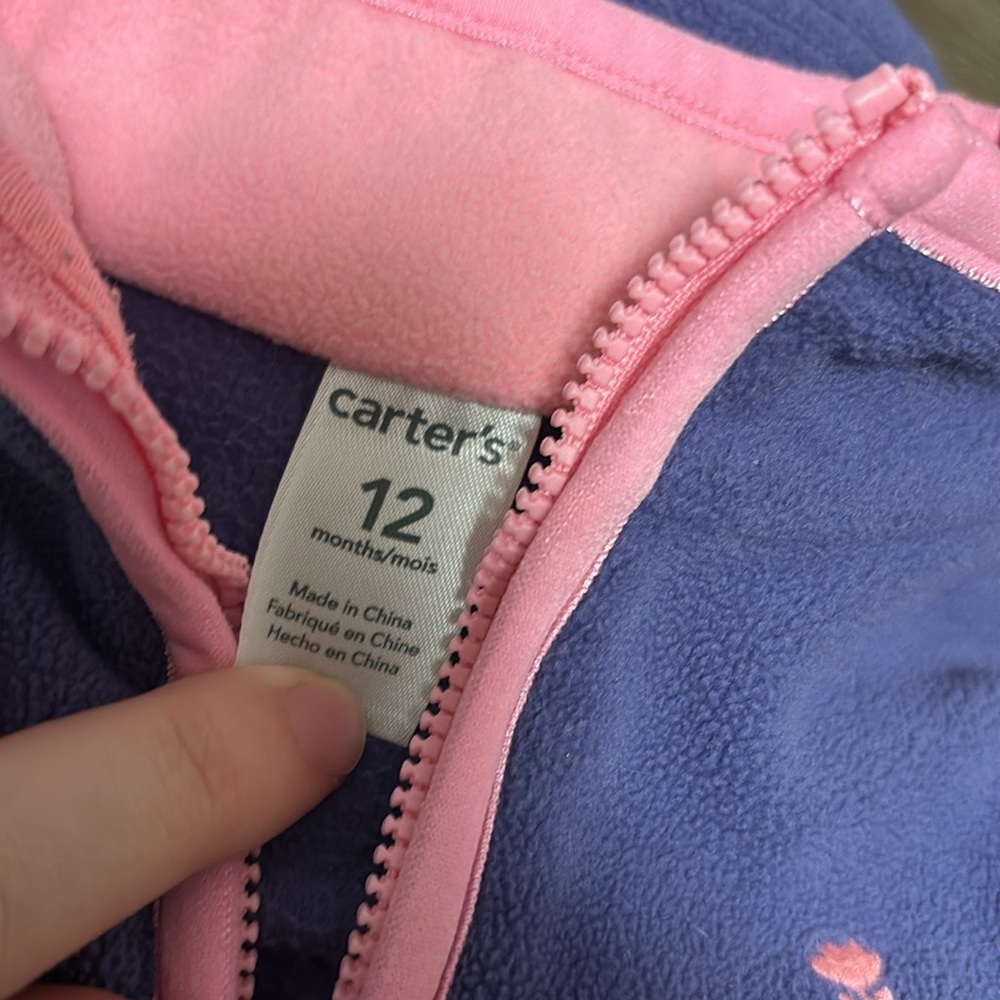 vintage girls carters fleece jacket - Picture 5 of 5